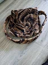 Hobo Style Fluffy Plush Animal Print Plush Te...