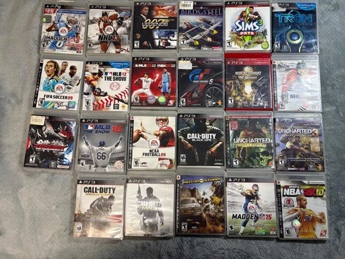 Lot of (23) PS3 Games Untested Call of Duty Mortal Kombat 007 MLB NBA NHL 2k