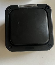 Black Outdoor IP66 Weatherproof single switch 