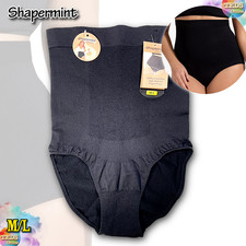 NWOT Shapermint Essentials Women's M/L High-Waisted Shaper Panty 54008 Black
