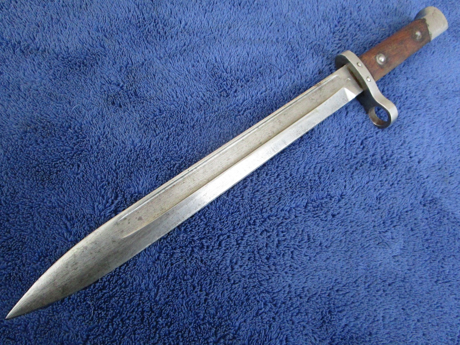 ORIGINAL VINTAGE M1895 HUNGARIAN MANNLICHER BAYONET AND SCABBARD MAKER FGGY