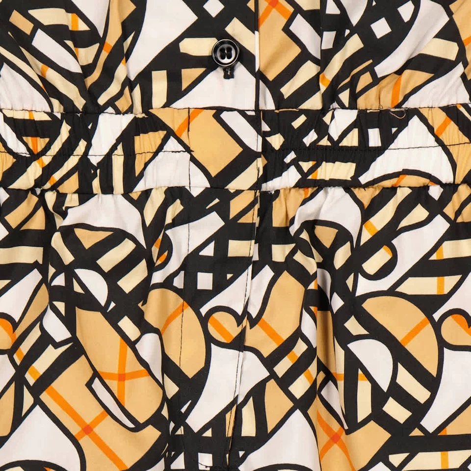 博柏利女孩 Meredith Monogram 印花连身裤,10Y 码 — 第 3/3 张图片