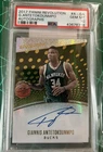 2017-18 Panini Revolution Giannis Antetokounmpo Auto #A-GA Bucks PSA 10 GEM MINT