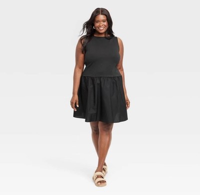 Women's Drop Waist Mini Dress