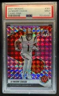 2021 Mosaic Ja'Marr Chase RC Prizm Camo Pink Rookie #307 Bengals PSA 9
