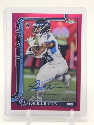 2025 Topps Chrome Kalel Mullings Magenta Refractor (RAW)