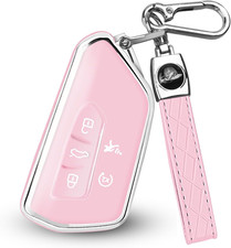 For Volkswagen Key Fob Cover, Soft TPU Full Protection Key Fob Case Compatible w