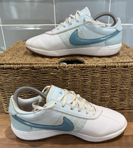 NIKE Womens Topaz Blue Gaze Cortez NRG Golf Shoes - Size 5 - VGC - Make an Offer - Picture 2 of 7