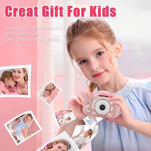 Kinderkamera Digitalkamera Sofortbildkamera 1080P HD Selfie Fotoapparat Geschenk - Bild 15 von 24