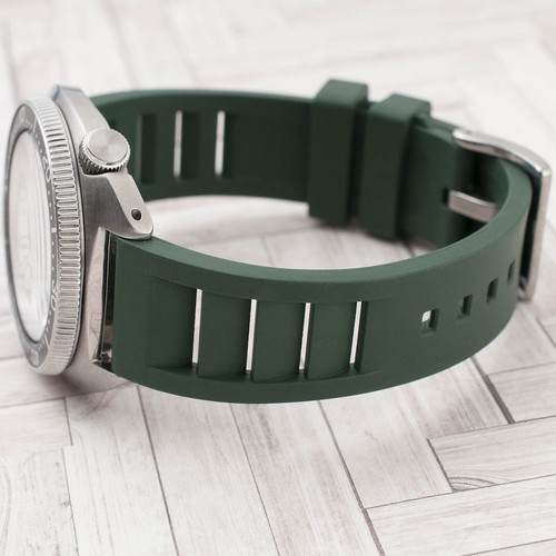 FKM Rubber Vented Quick Release Watch Strap Band Dive Replacement Seiko Silicone - Picture 56 of 132