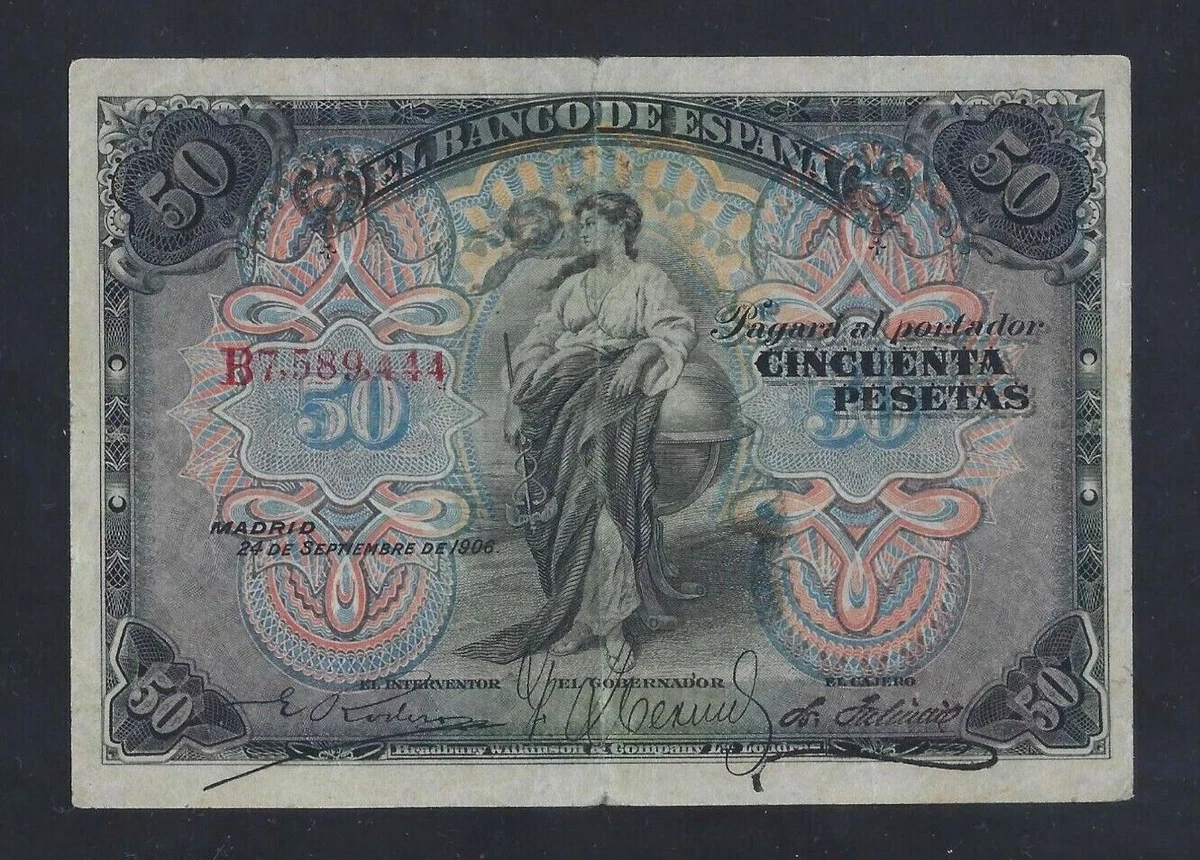 1906 年西班牙纸币| eBay