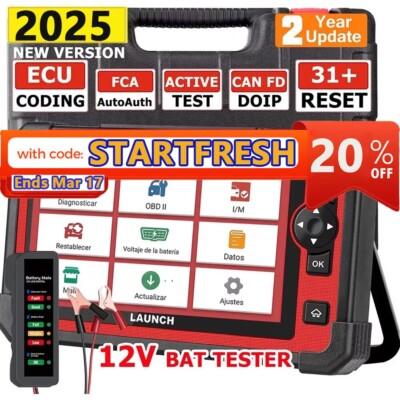 LAUNCH CRP919E OBD2 Bidirectional Full System Diagnostic Scanner EOBD ECU Coding