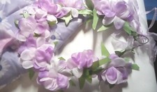 Encanto Dress Mirabel Dress up Costume Purple with headband and purse fit...