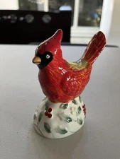 Pfaltzgraff Winterberry Salt & Pepper Red Cardinal Bird Christmas Decorations