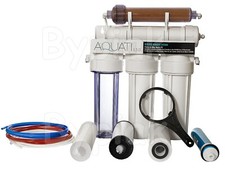 5 RO DI Reverse Osmosis Water Filter 75 GPD Deionization Pure Water Machine 0TDS