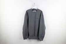 Vintage 90s Y2K Nike Mens Medium Faded Travis Scott Mini Swoosh Sweatshirt Gray