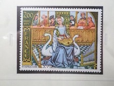 TABLEAU, ART, FRANCE 1979, timbre 2033, TABLEAU MINIATURE MUSIQUE, neuf** MNH
