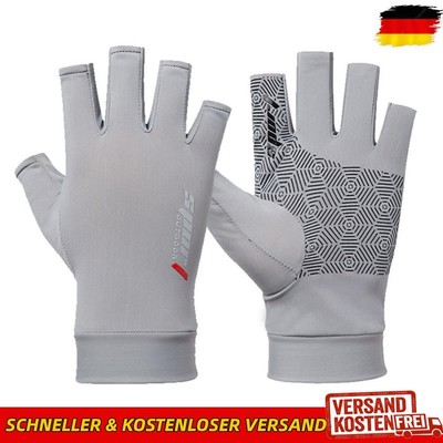 Sommer-Halbfinger-Handschuhe, atmungsaktiv, rutschfest, Outdoor-Sport-Handschuh 
