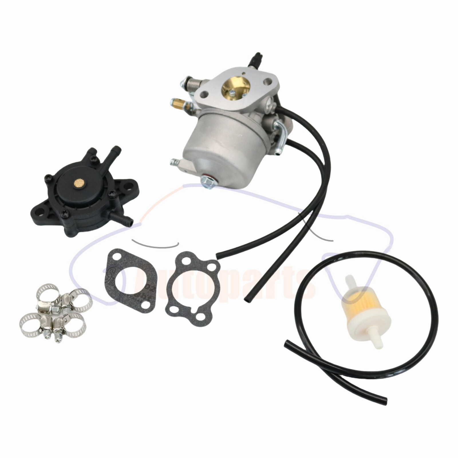 Cart Carburetor W/Fuel Pump Fuel Filter Fit 1991-up EZGO TXT 4 Cycle 295CC Golf