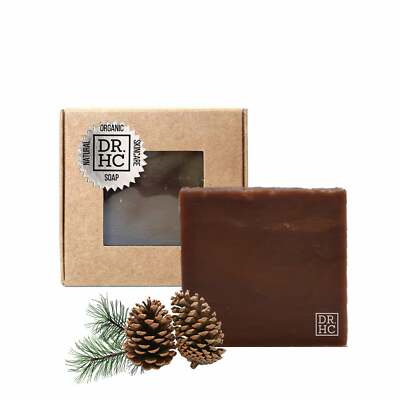 DR.HC Pine Tar All-Natural Skincare Face Soap (110g, 3.8oz) (Anti-scar, Skin rec