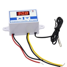 W3007 Red LED Display Digital Thermostat DC 12V-60V NTC Probe MOS Output