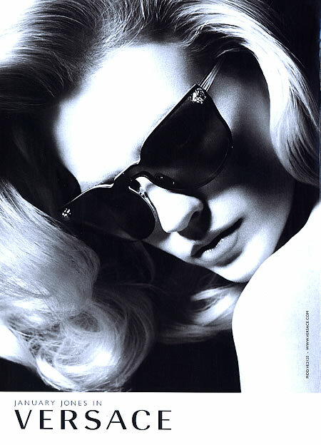 2011 Versace Mario Testino January Jones fashion eyewear 1  display picture 1