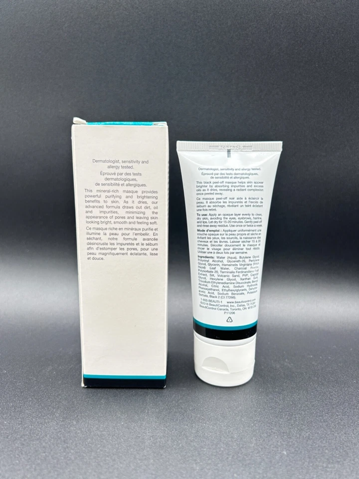 New, Sealed, Beauticontrol Regeneration Brighten Black Peel Off Masque 2.75 oz - Image 3 of 4