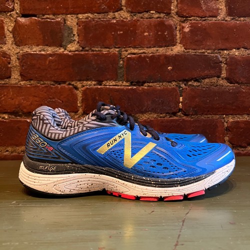 New Balance 860v8 NYC Marathon Running Shoes Womens US 9 Blue Gold Run NYC ASYM - Picture 5 of 16