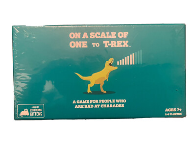 Exploding Kittens On a Scale of One to T-Rex Card Game