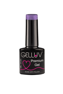 Gelluv Heather Shimmer Spring Collection Gel Polish Step 3 8ml