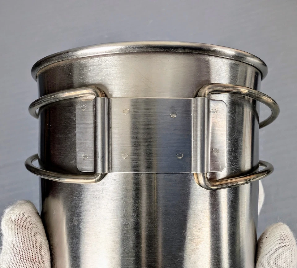 GSI Olla de Cocina Exterior Glaciar Acero Inoxidable con Mango Retráctil y Tapa 20oz Foto 3 de 4