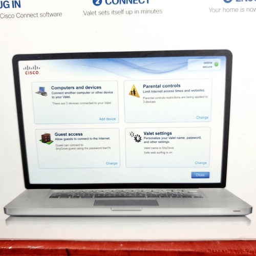 Cisco Valet The Surprisingly Simple Wireless Rourter "Cisco" USA Seller - Picture 6 of 10