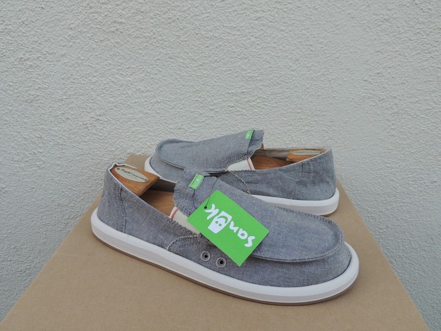 sanuk pick pocket chambray