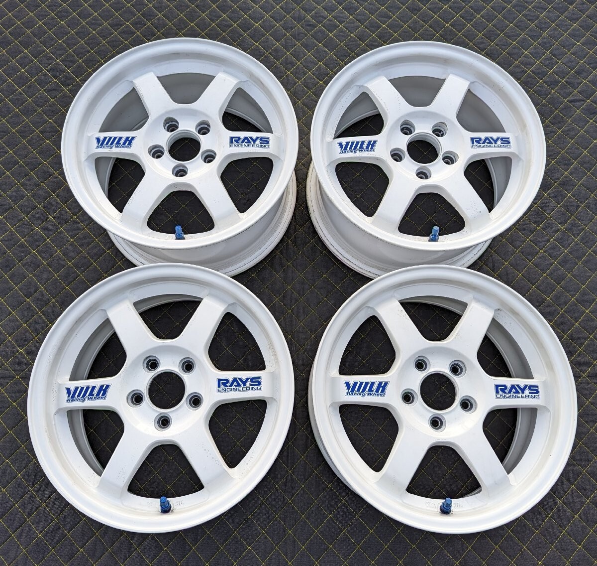 RAYS VOLK RACING Wheels 15inch 7J +48 7.5J +48 4pcs Beautiful JDM
