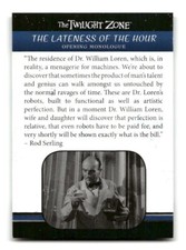 2019 Rittenhouse The Twilight Zone Rod Serling Edition Trading Card #44