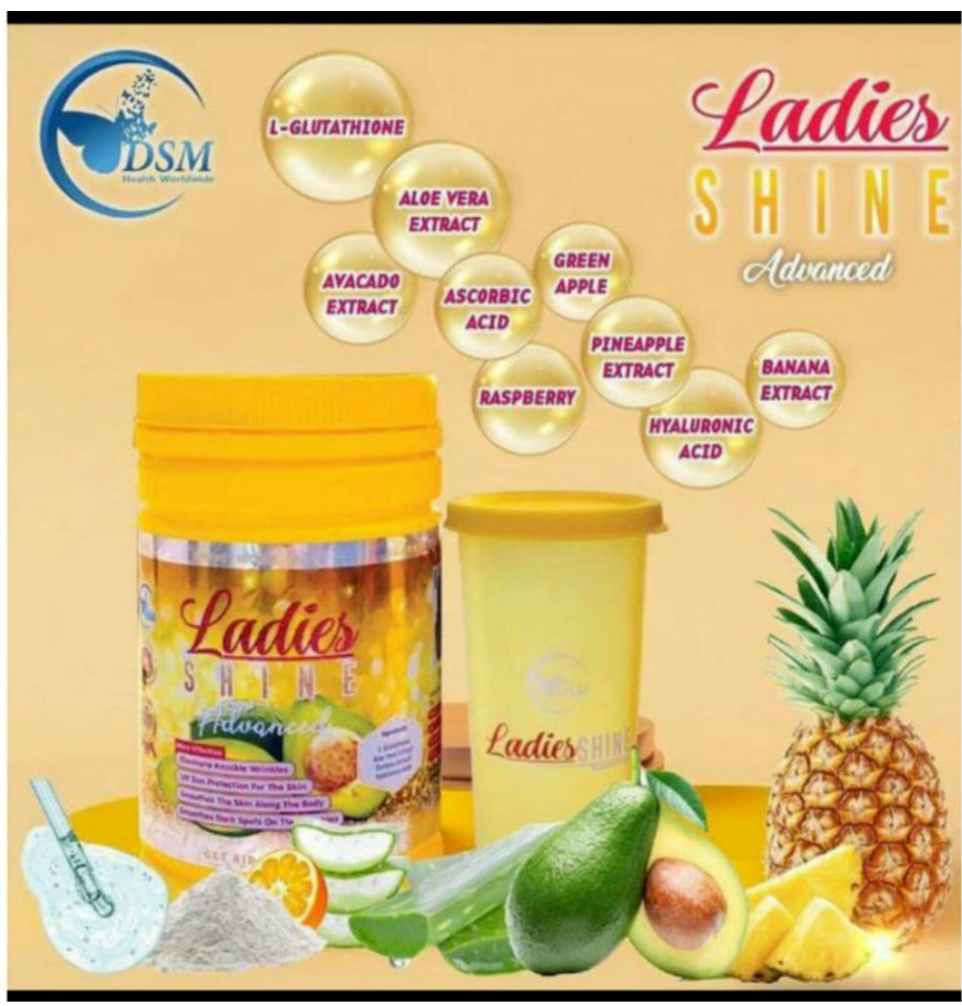 2 x Phyto Gluta Ladies Shine Advanced L-Glutathione Skin White Collagen