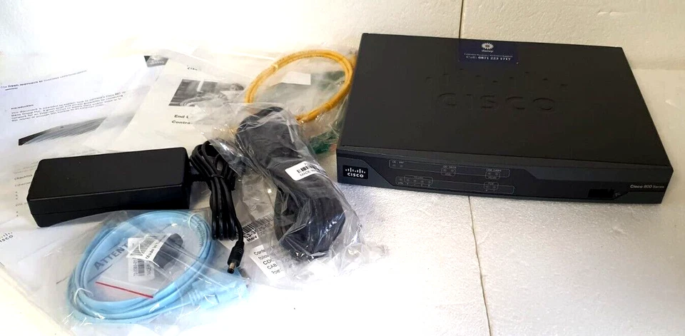 Cisco 887VAM 800 Series Integrated Services Router DSL modem CR047 LD (A6) - Image 2 of 4