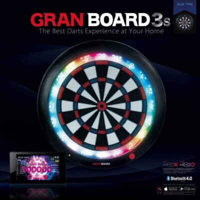 GRAN DARTS 551000071000 Gran Board 3S Blue LED Electronic Dart Board new F/S