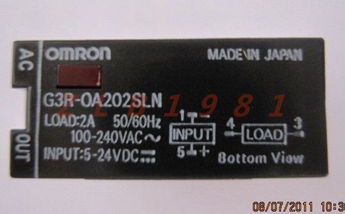 ONE NEW- OMRON relay G3R-OA202SLN DC5-24