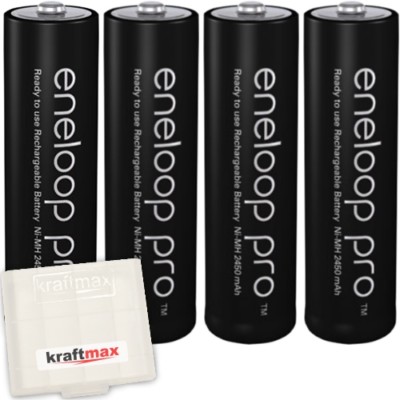 4 eneloop Pro Mignon AA Akkus in Box 2550mAh (min. 2500mAh) - Neueste Generation