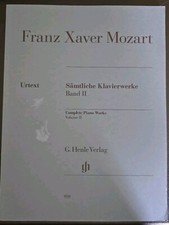 Complete Piano Works Vol II 2 Sheet Music Franz Xaver Wolfgang Mozart Henle 959