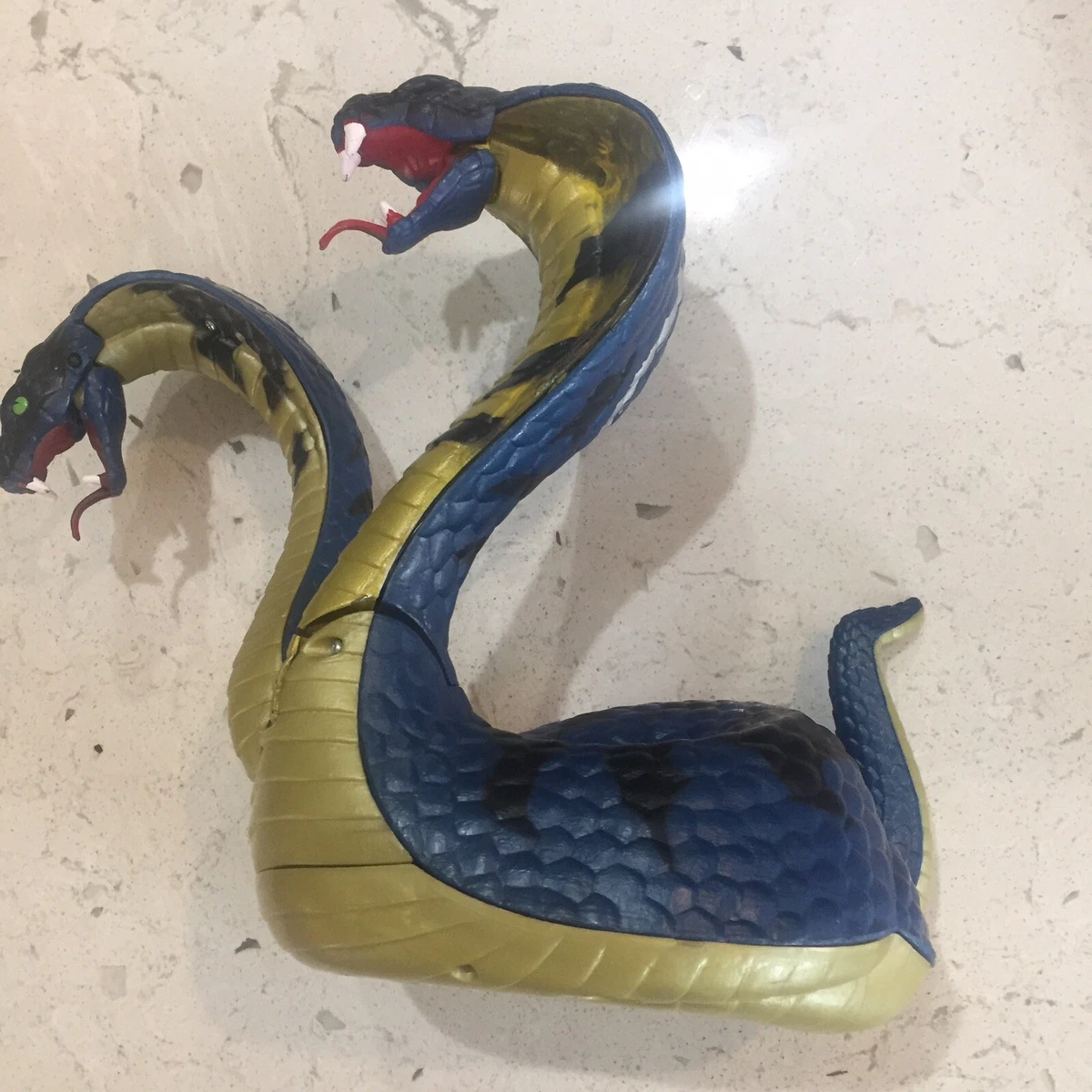 Chap Mei 2015 Two Headed Cobra Snake Electronic Action Figure 10 Works