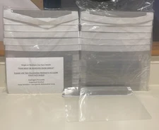24~Face Shield Single or Multiple Use, Washable Size 11” X 8”