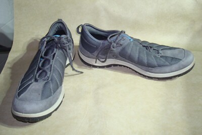 Womens Ecco GORE TEX YAK Leather Receptor Hiking/Trail Shoes 42- 8.5/.9 Gray