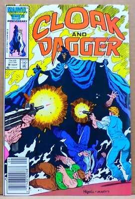 Cloak and Dagger #8 -newsstand edition --1986--