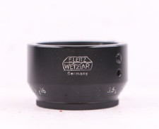 Leica VALOO 50mm f3.5 Elmar Lens Hood w. Adjusts Aperture Ring Black