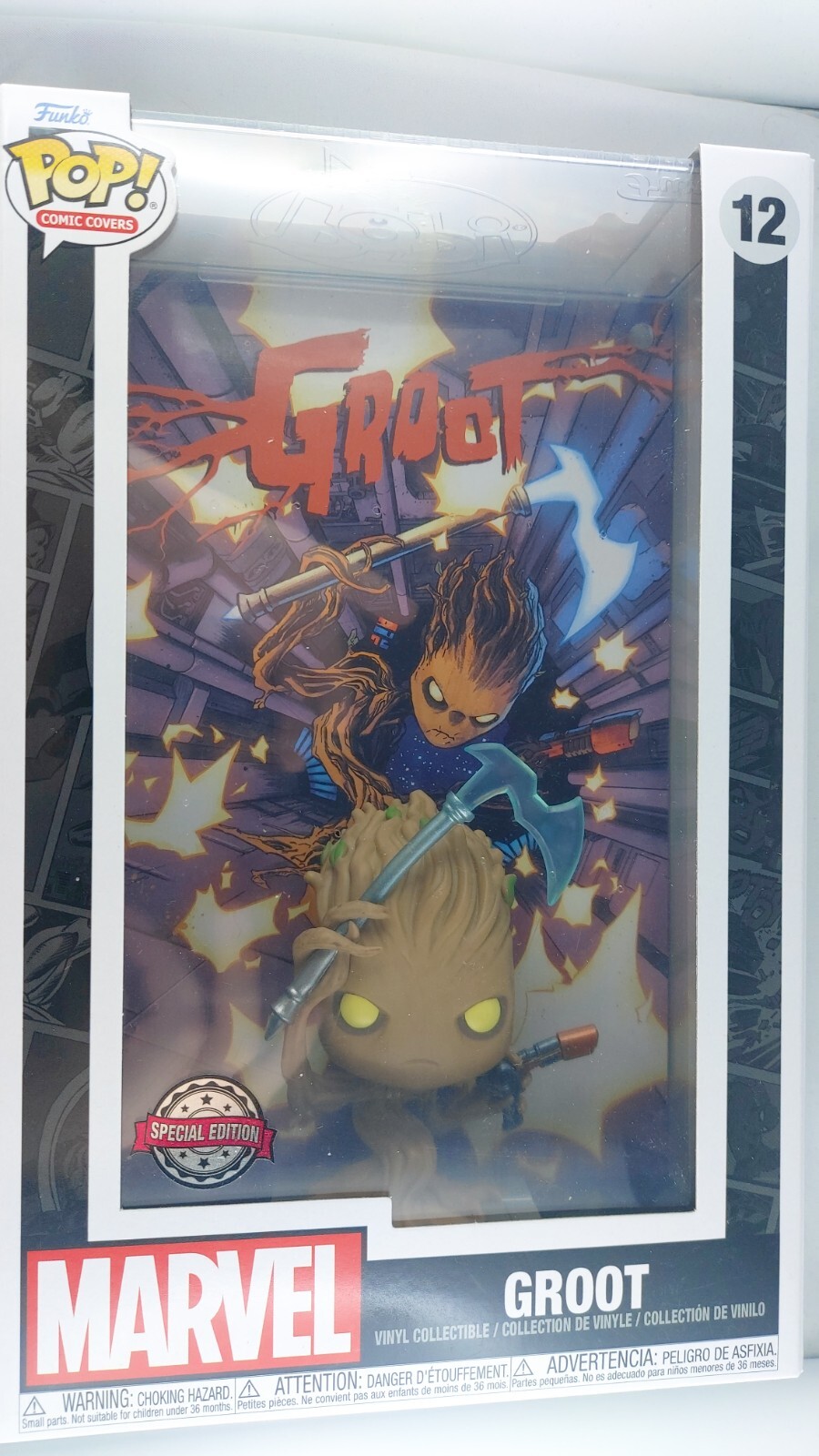 ¡Funko Pop Portadas De Cómics De Groot 12 Guardianes De La Galaxia! Nuevo&Amp;Embalaje Original Envío Gratuito