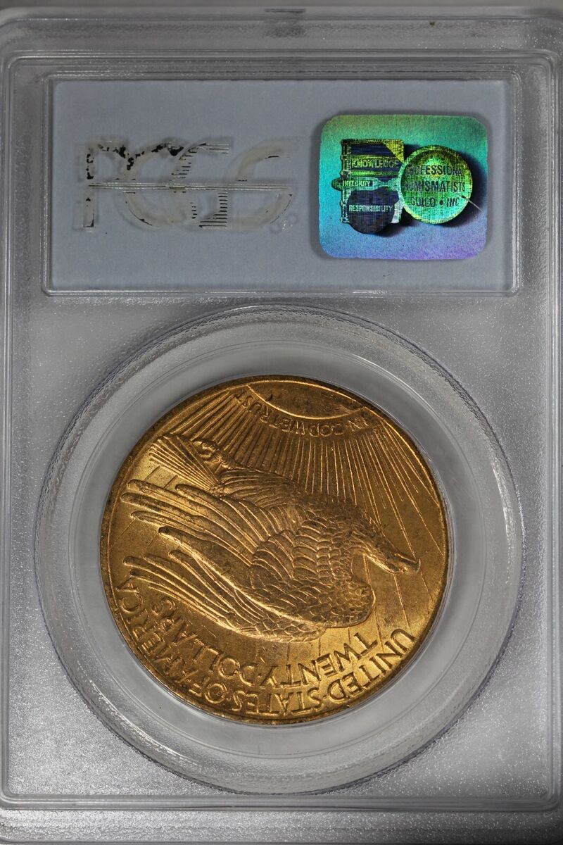 1909 20.00 PCGS MS64 TWENTY DOLLAR GOLD PIECE, SAINT-GAUDENS 1909 20.00 PCGS MS64 TWENTY DOLLAR GOLD PIECE, SAINT-GAUDENS