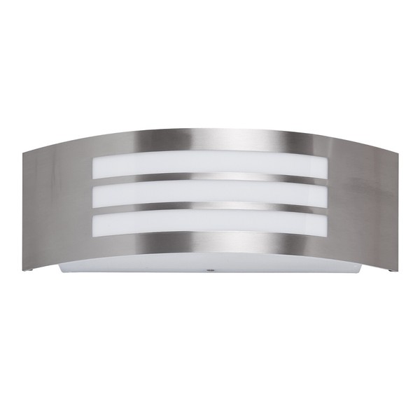 Wandleuchte Wandlampe AußEnleuchte Lampe Aus Metall IP44 E27 Satin Chrom-image