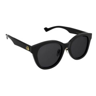 Gucci Round Black 56 mm Women's Sunglasses GG1 002 SK 001 56